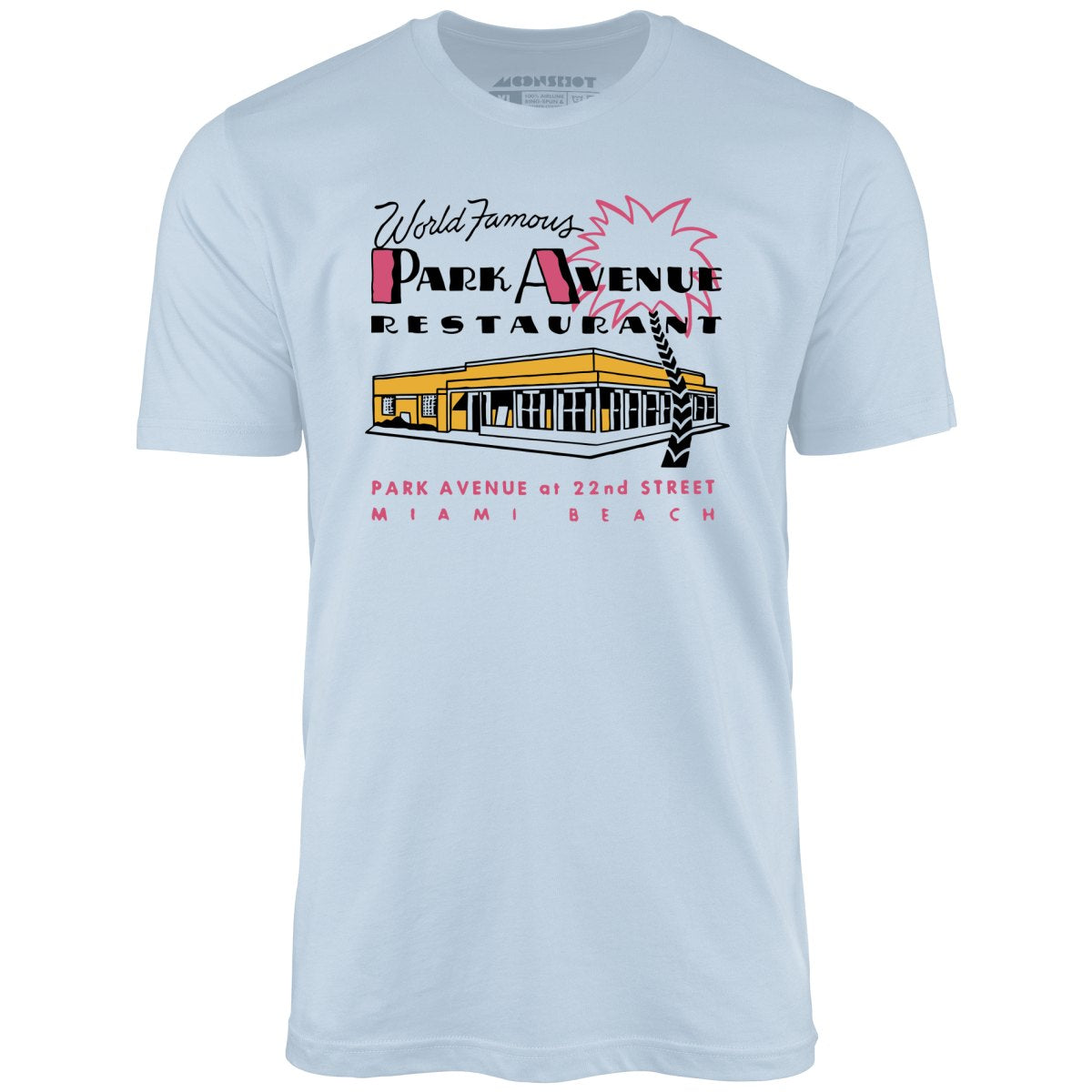 Park Avenue - Miami Beach, FL - Vintage Restaurant - Unisex T-Shirt
