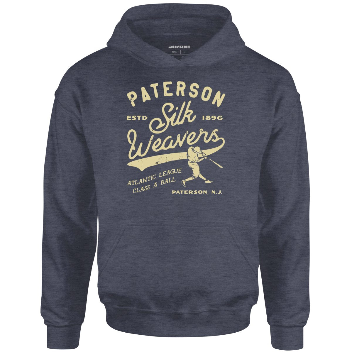 Paterson Silk Weavers - New Jersey - Vintage Defunct Baseball Teams - Unisex Hoodie