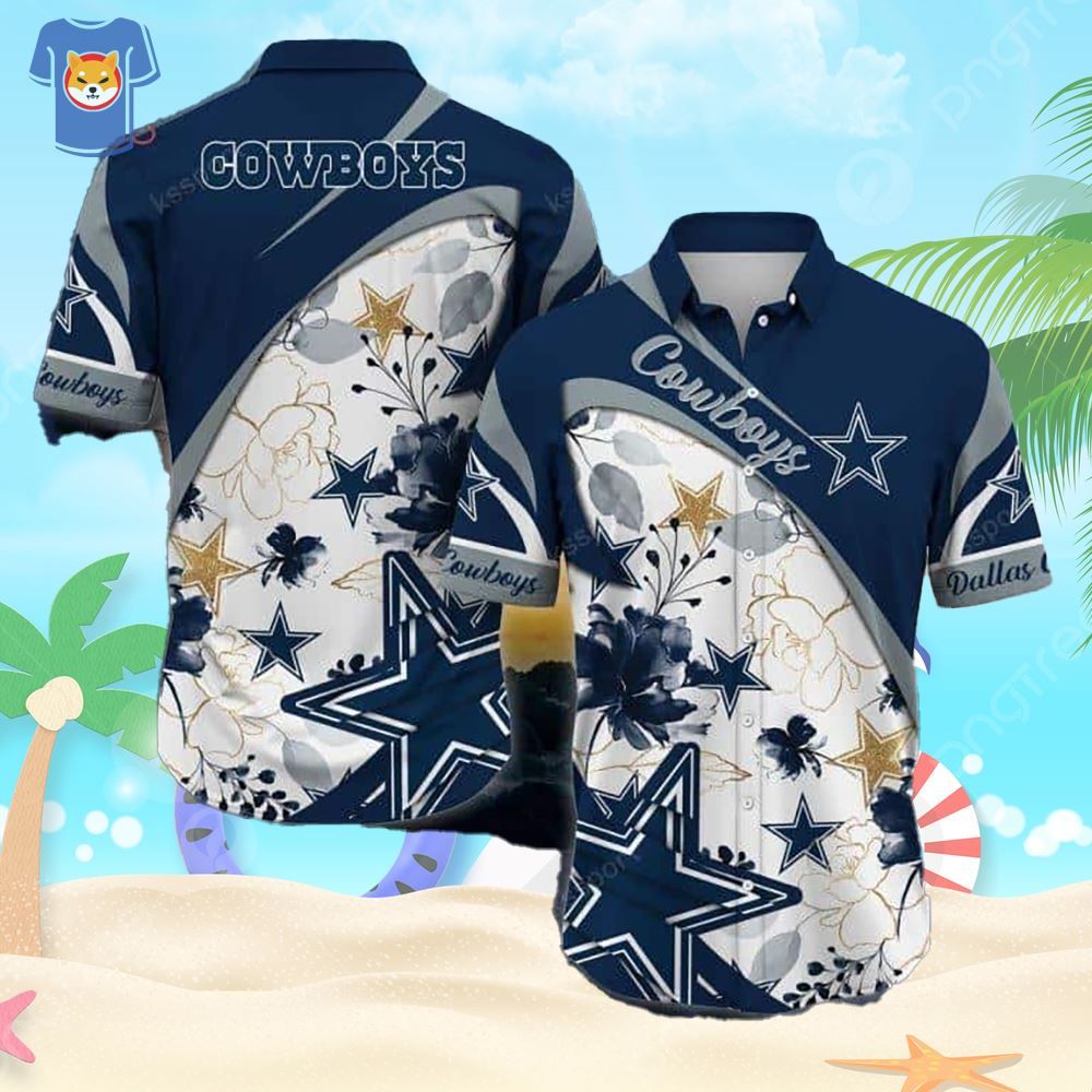 Perfect Summer Holiday Dallas Cowboys Hawaiian Beach Shirt