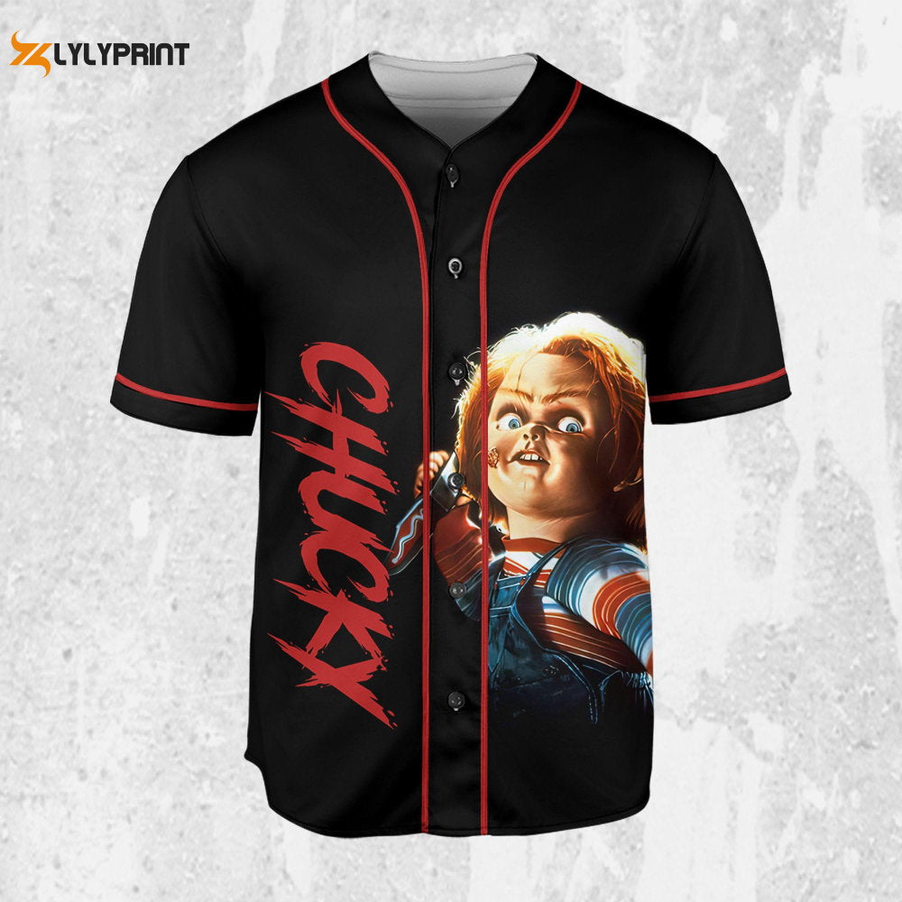 Personalize Child's Play Scare Chucky Jersey, Halloween Chucky Jersey, Chucky Baseball Jersey - lylyprint.com