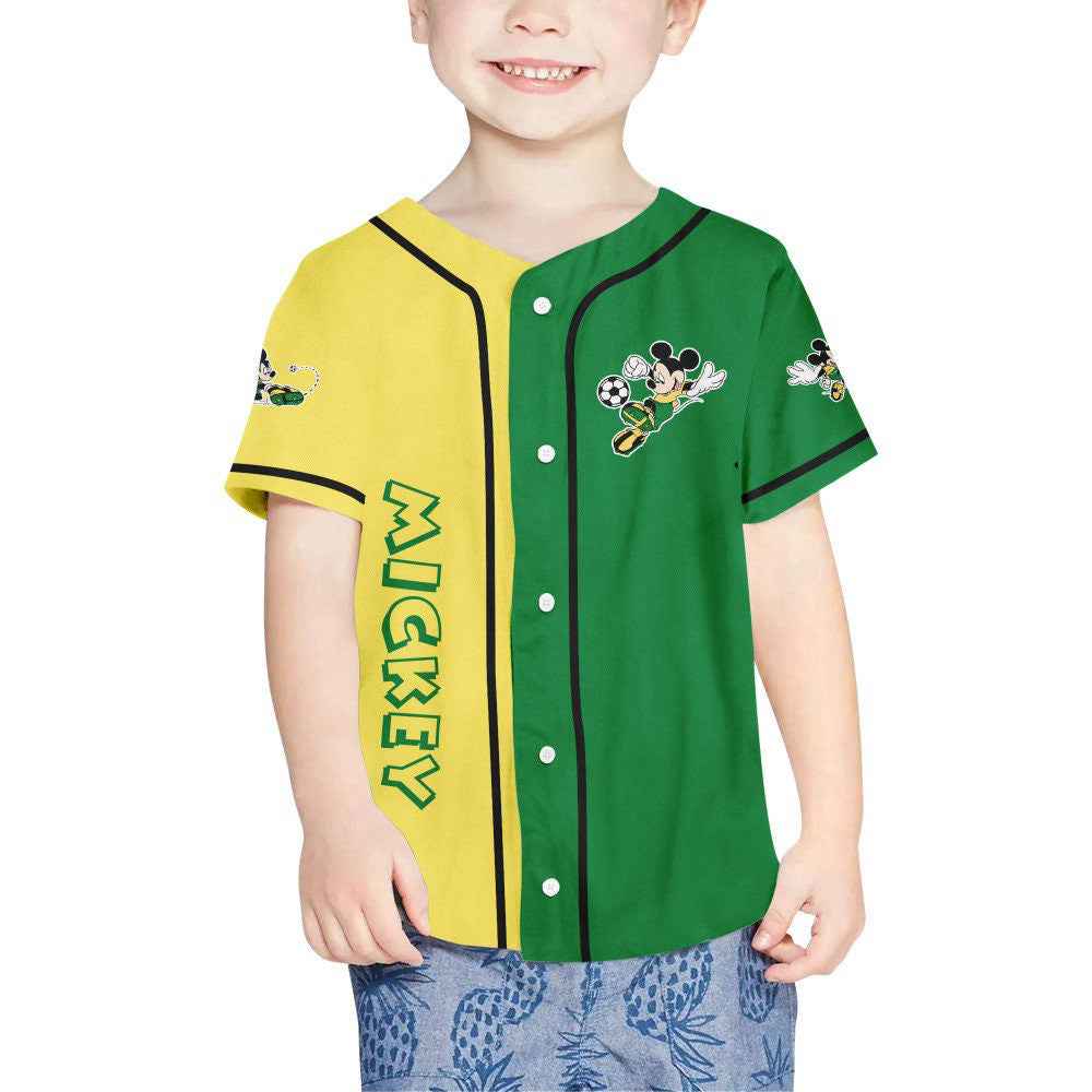 Customize Mickey Soccer Jersey: Disney Baseball Sports Gift for Fans - Ideal Birthday Present! - Bafud