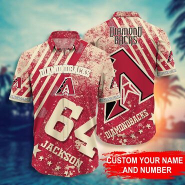 Personalized Arizona Diamondbacks Cactus Grove Hawaiian Shirt