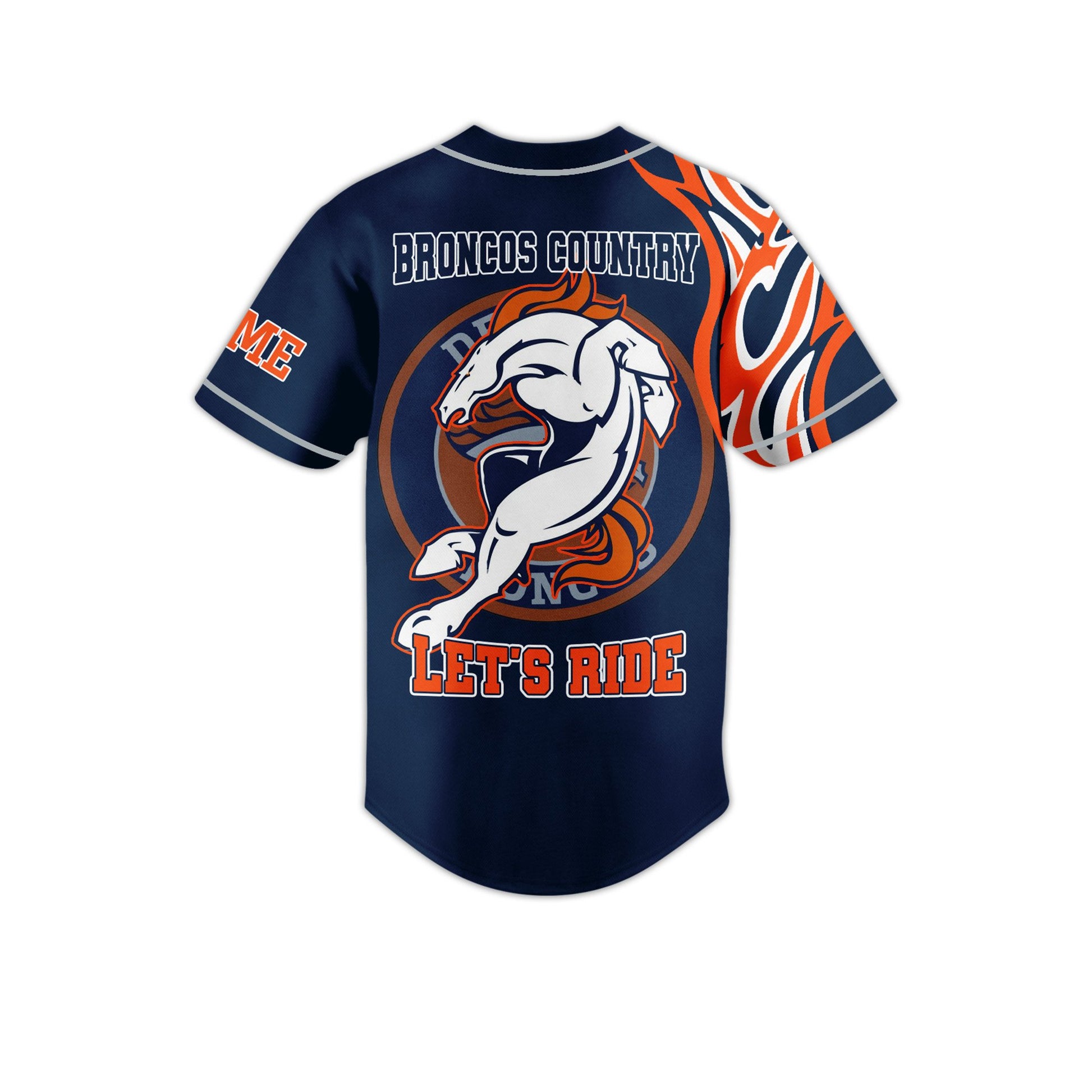 Personalized Broncos Baseball Jersey For Fans