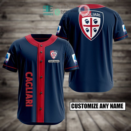 BEST Cagliari Custom Name Baseball Jersey