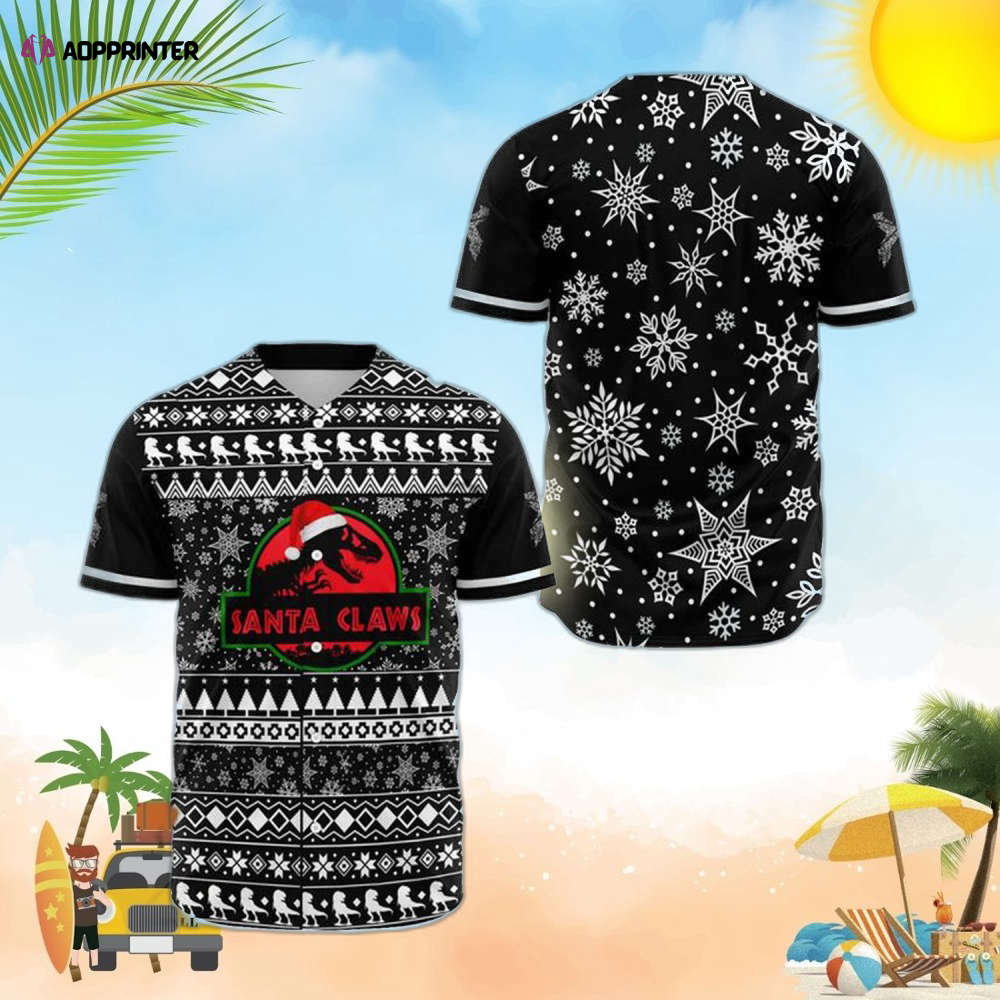 Personalized Christmas Special Rave Edm Baseball Jersey