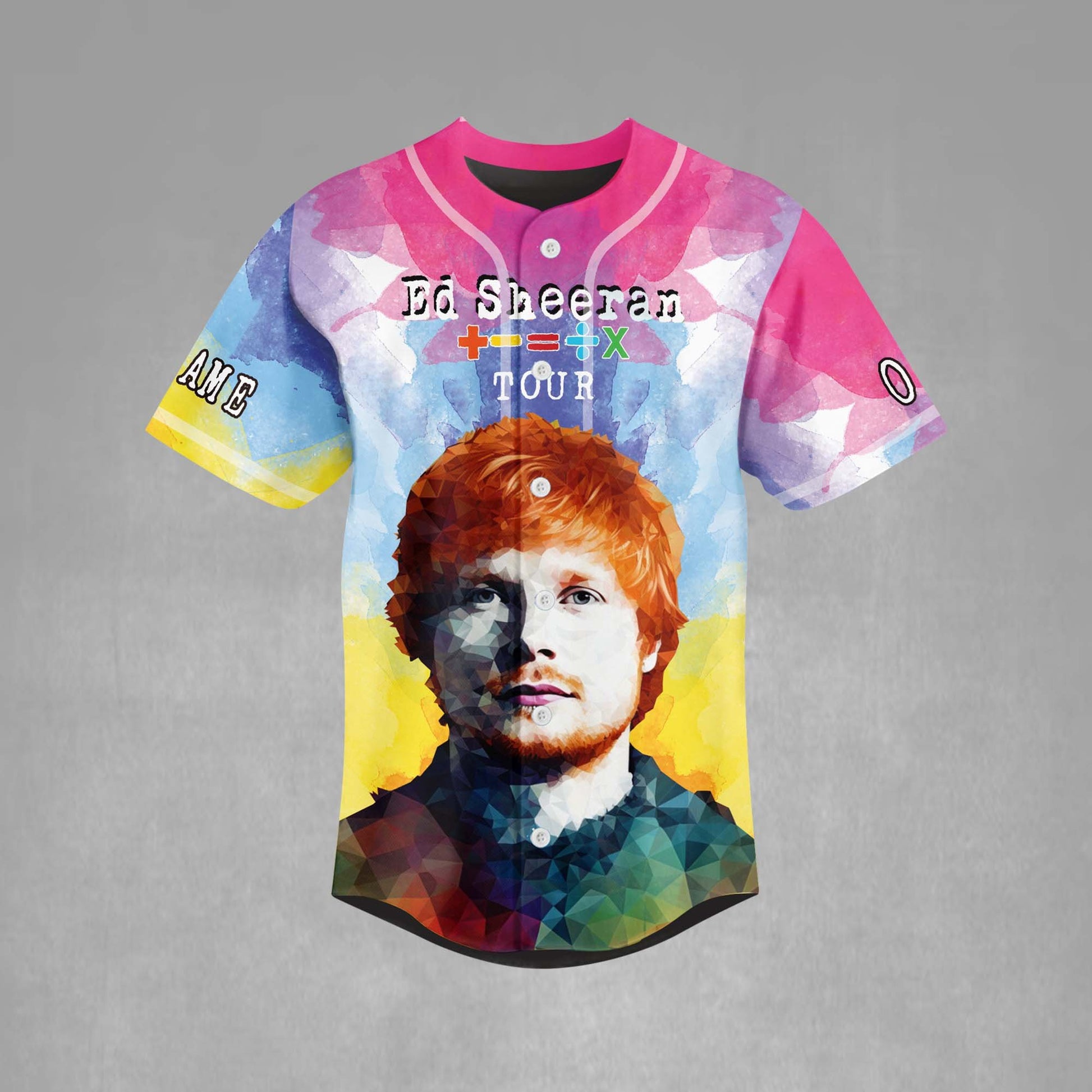 Personalized Ed Sheeran Collection Baseball Jersey Fast Shipping Worldwide