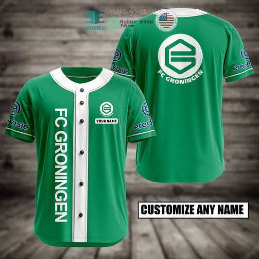 BEST FC Groningen Custom Name Baseball Jersey