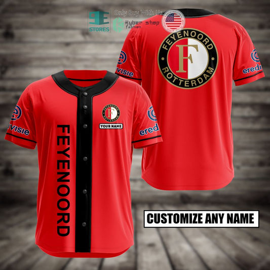 BEST Feyenoord Custom Name Baseball Jersey