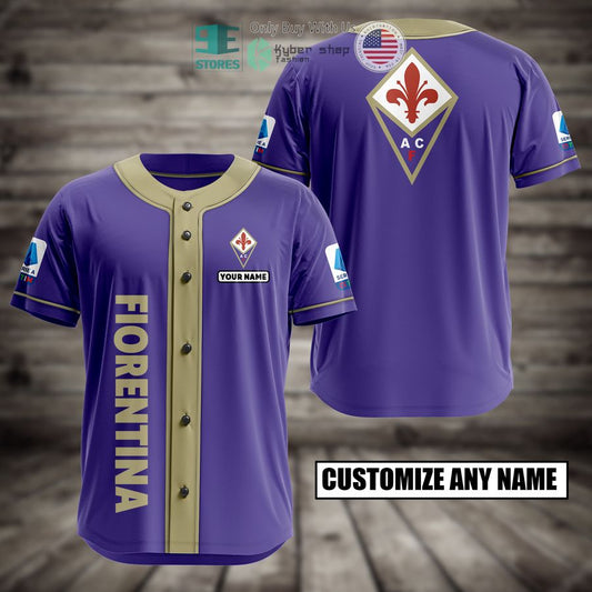 BEST Fiorentina Custom Name Baseball Jersey