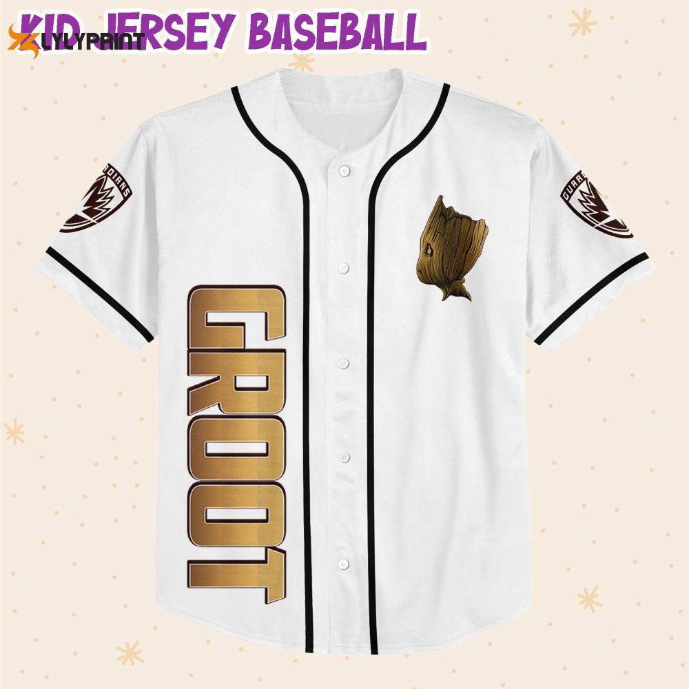 Personalized Groot Awesome Love Life Baseball Jersey - lylyprint.com