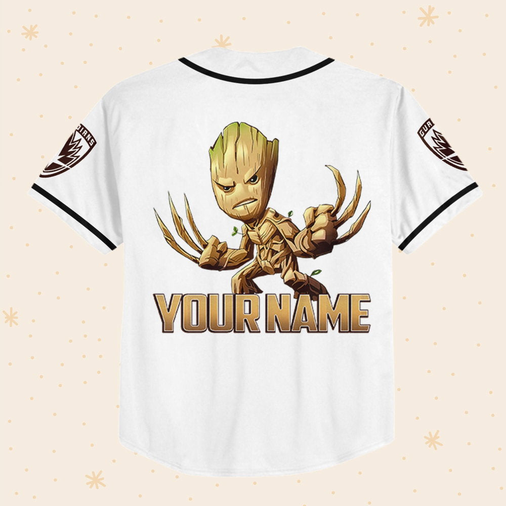 Personalized Groot Awesome Love Life Baseball Jersey - lylyprint.com