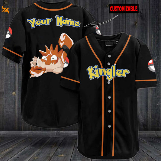 Personalized Kingler Baseball Jersey - lylyprint.com