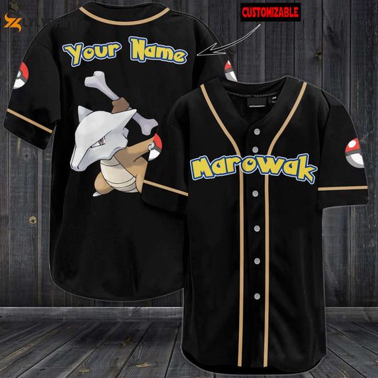Personalized Marowak Baseball Jersey - lylyprint.com