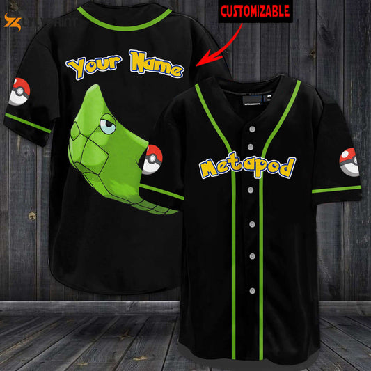 Personalized Metapod Baseball Jersey - lylyprint.com