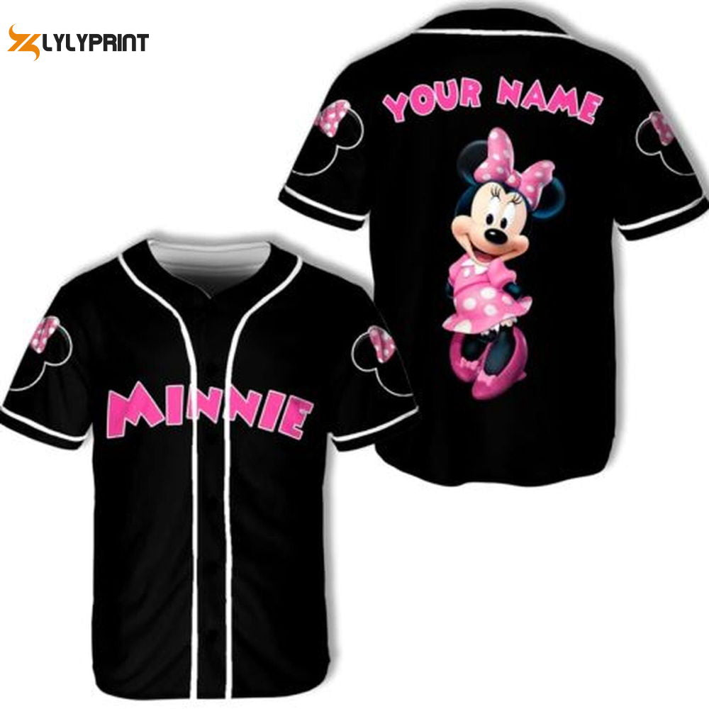 Personalized Mickey Cartoon Movie Baseball Jersey Shirt - lylyprint.com