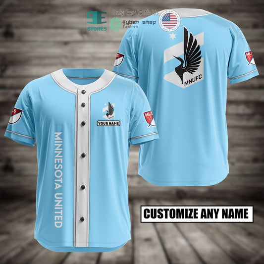 BEST Personalized Minnesota United Custom Baseball Shirt
