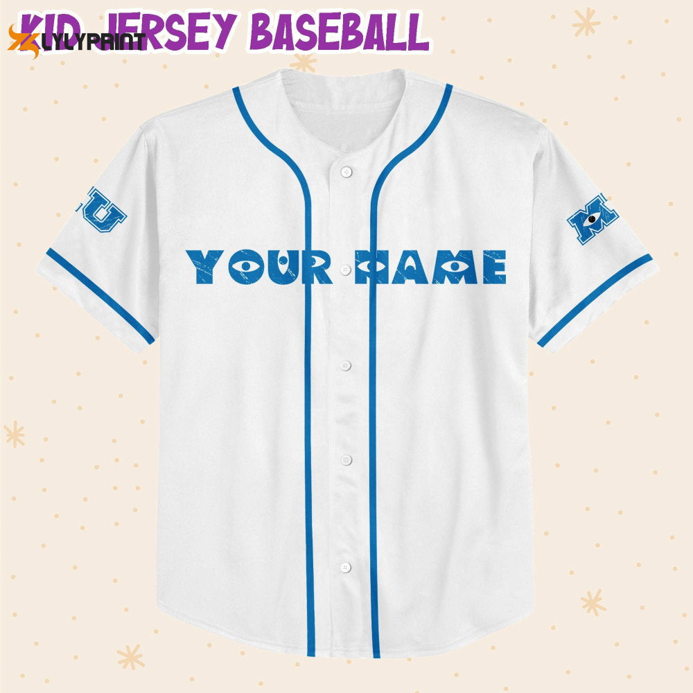 Personalized Monsters Inc Home Of The Scare Games Baseball Jersey - lylyprint.com