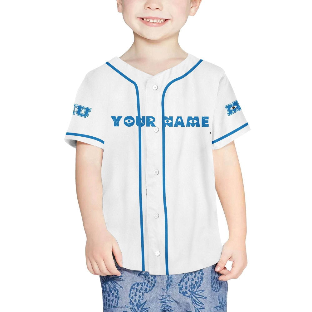 Personalized Monsters Inc Home Of The Scare Games Baseball Jersey - lylyprint.com