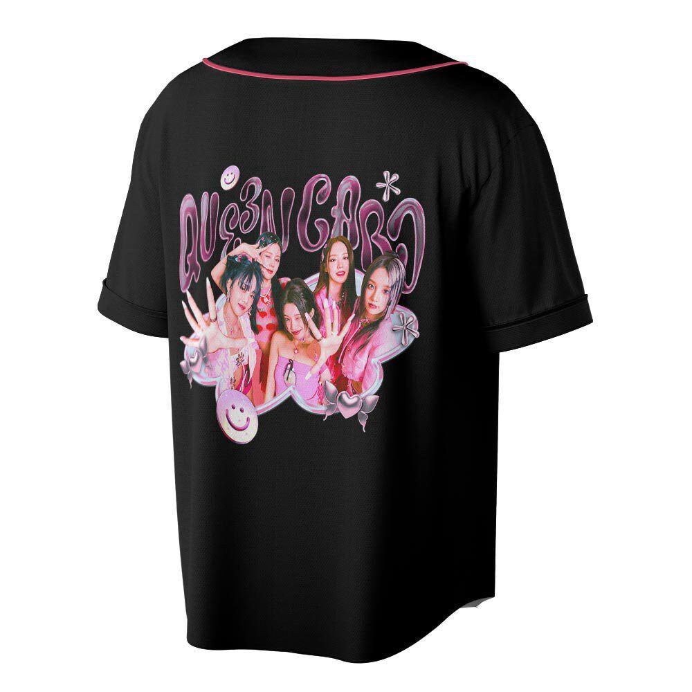 Personalized Name Gi-dle Kpop Jersey Baseball, Kpop Baseball Jersey For Men Women - lylyprint.com