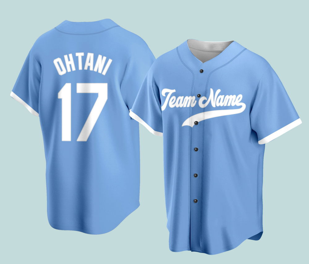 Personalized Name Ohtanii Baseball Jersey Custom Request Baseball Game Day Outfit For American Baseball Fan Lover Gift For Baseball Player - Aopprinter