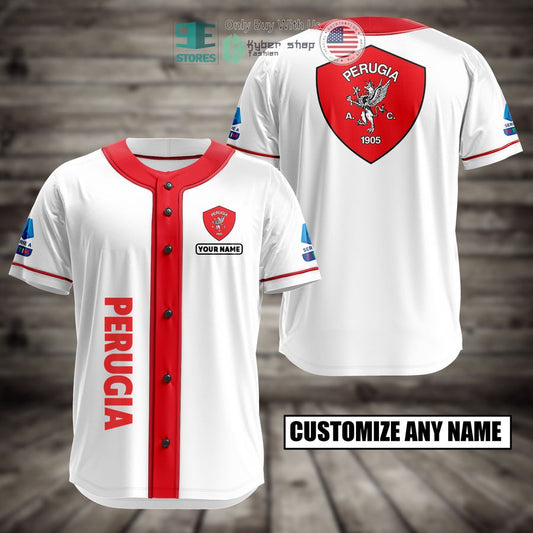 BEST Perugia Custom Name Baseball Jersey