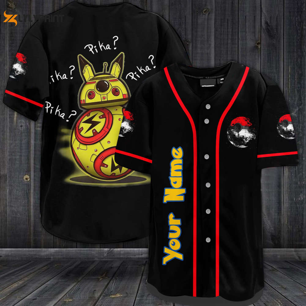 Personalized Pika? Pika? Pika? Pika? Baseball Jersey - lylyprint.com