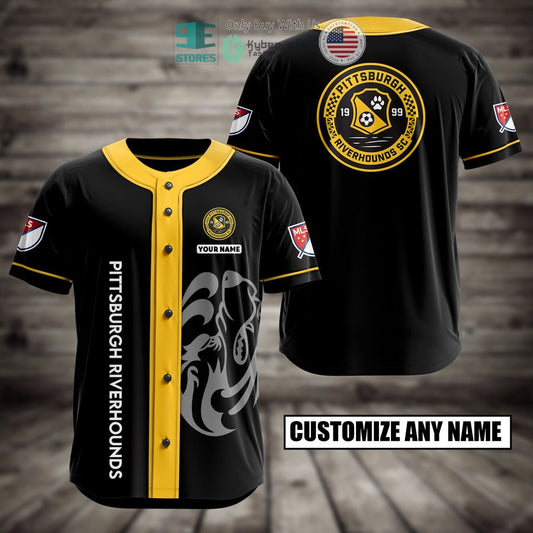 BEST Personalized Pittsburgh Riverhounds Custom Baseball Shirt