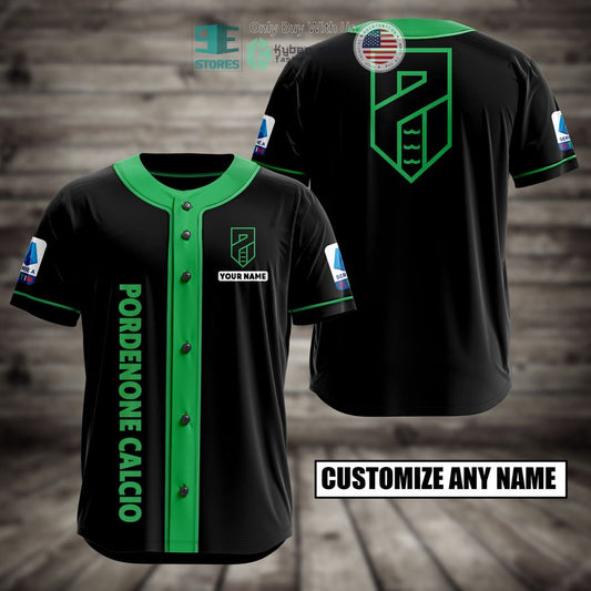 BEST Pordenone Calcio Custom Name Baseball Jersey
