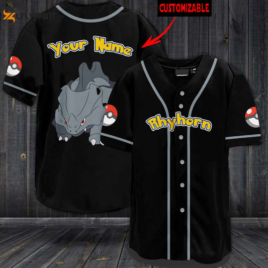 Personalized Rhyhorn Baseball Jersey - lylyprint.com