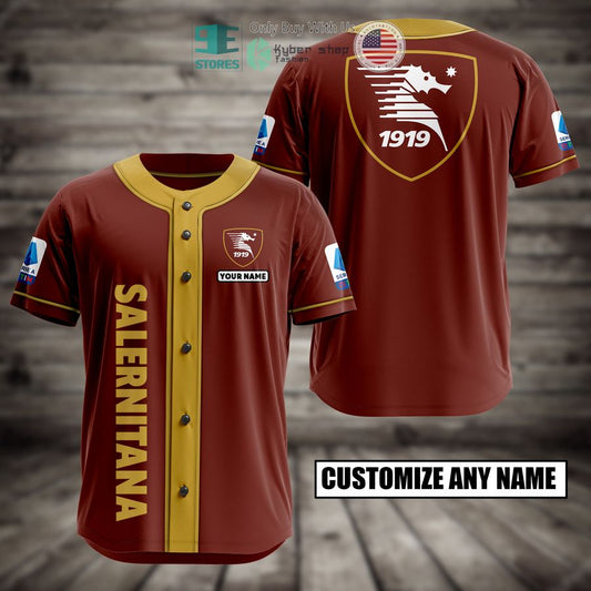BEST Salernitana Custom Name Baseball Jersey