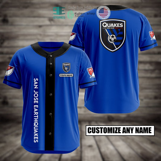 BEST Personalized San Jose Earthquakes Custom Baseball Shirt
