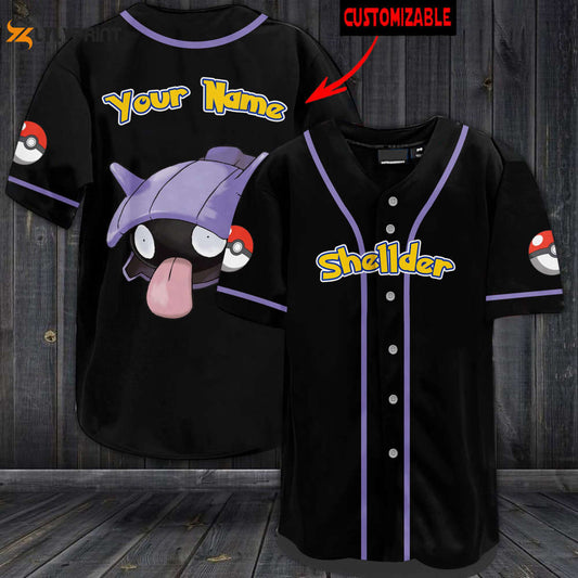 Personalized Shellder Baseball Jersey - lylyprint.com