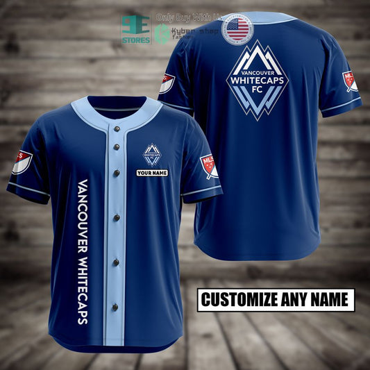 BEST Personalized Vancouver Whitecaps Custom Baseball Shirt