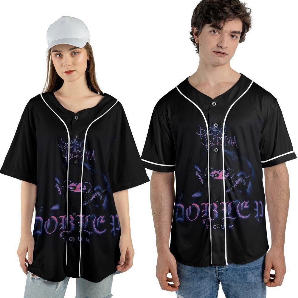Peso Pluma Music Baseball Jersey For Men Women, Peso Pluma Doble P Tour 2023 Shirt - lylyprint.com
