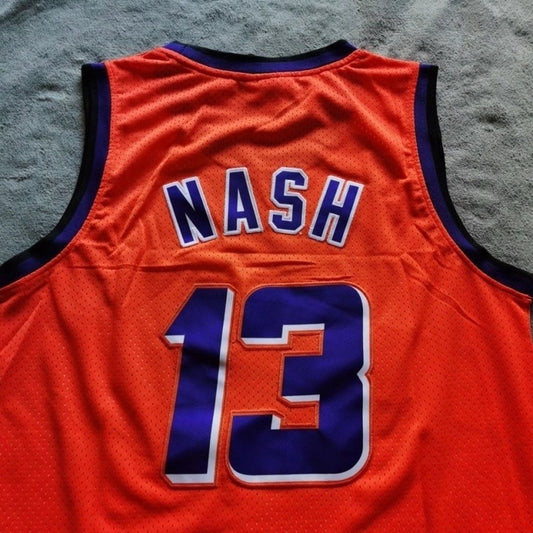 phoenix suns #13 nash orange jersey Style 6