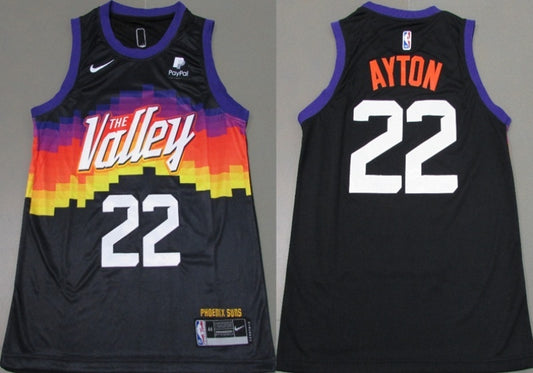 phoenix suns #22 deandre ayton Suns 22 # City Edition Black