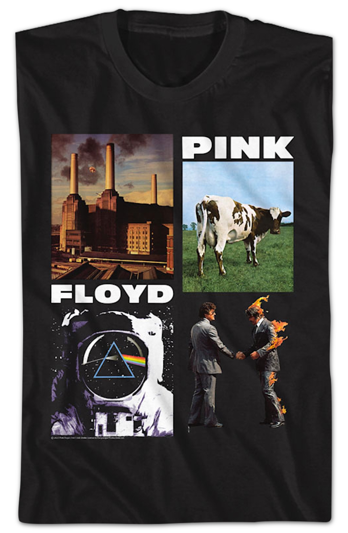 Photo Collage Pink Floyd T-Shirt