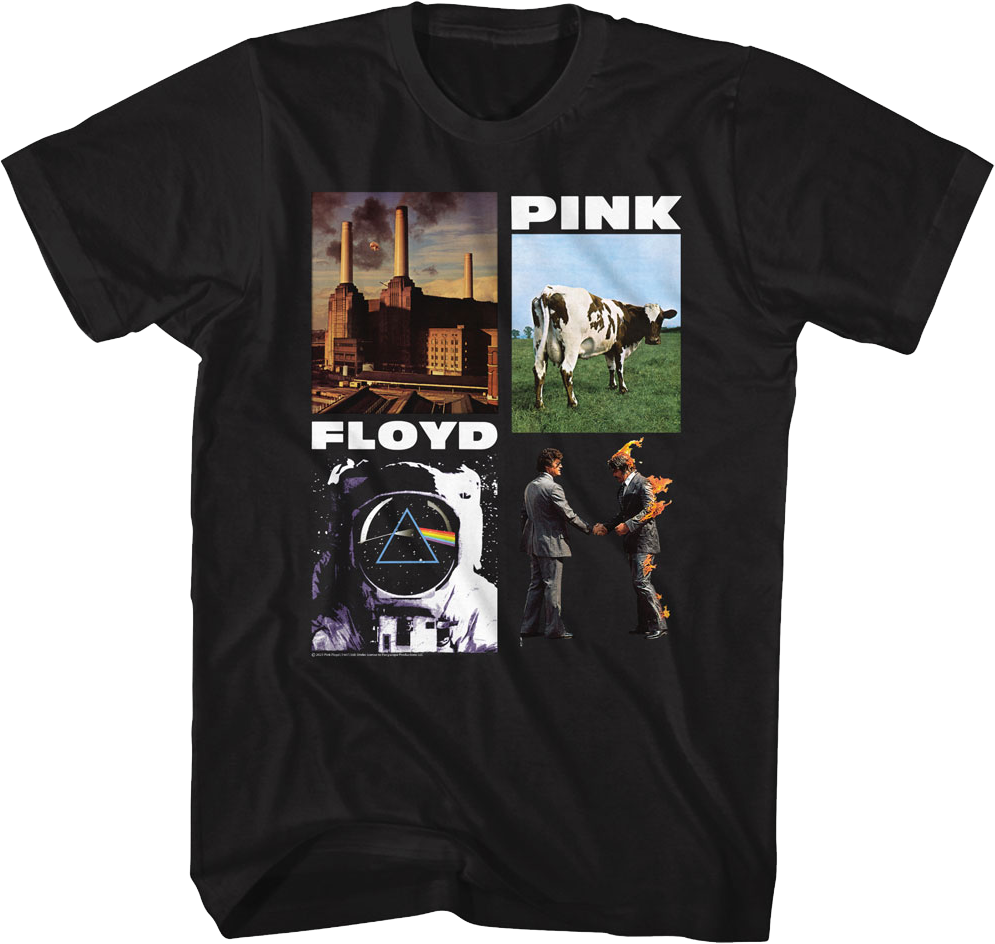 Photo Collage Pink Floyd T-Shirt