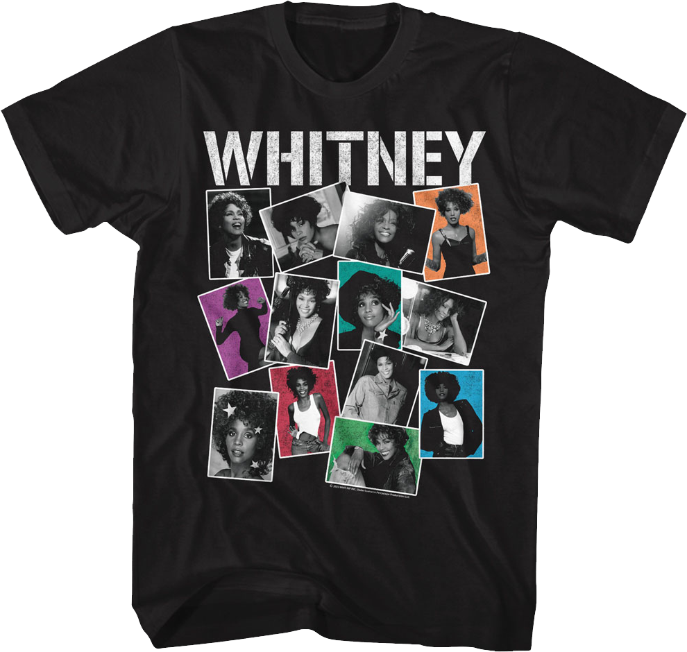 Photo Collage Whitney Houston T-Shirt