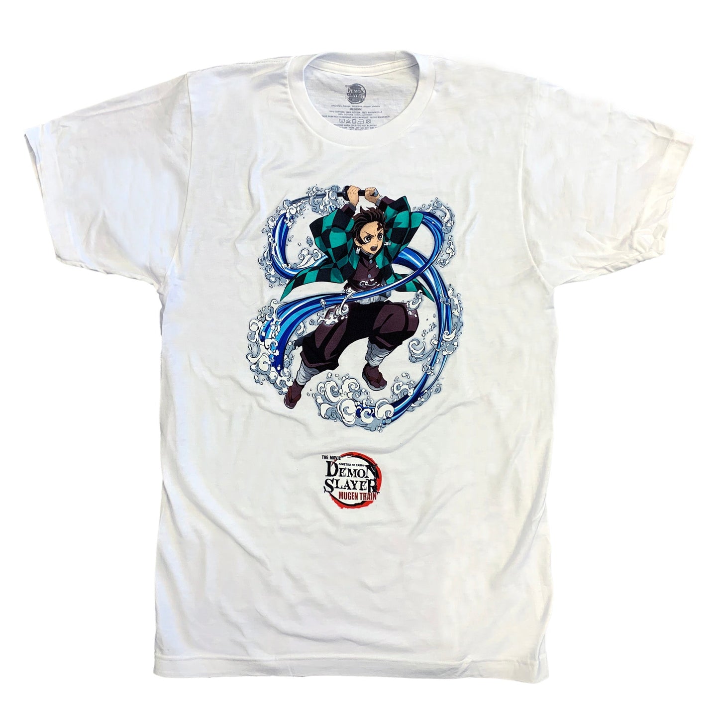 Demon Slayer Kimetsu No Yaiba the Movie Mugen Train Tanjiro Water Adult T-Shirt