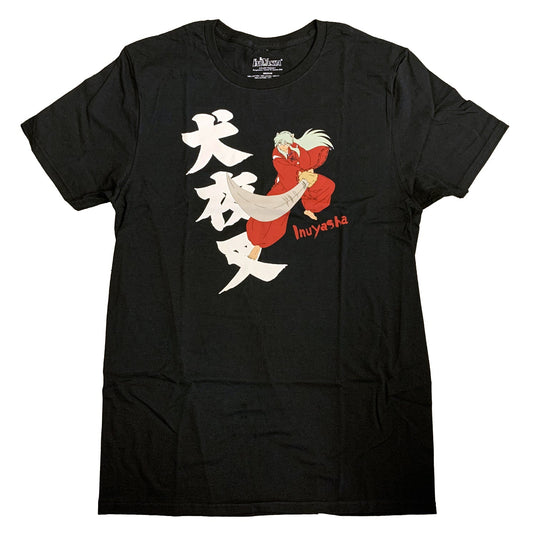 Inuyasha Slashing Tetsusaiga Anime Adult T Shirt