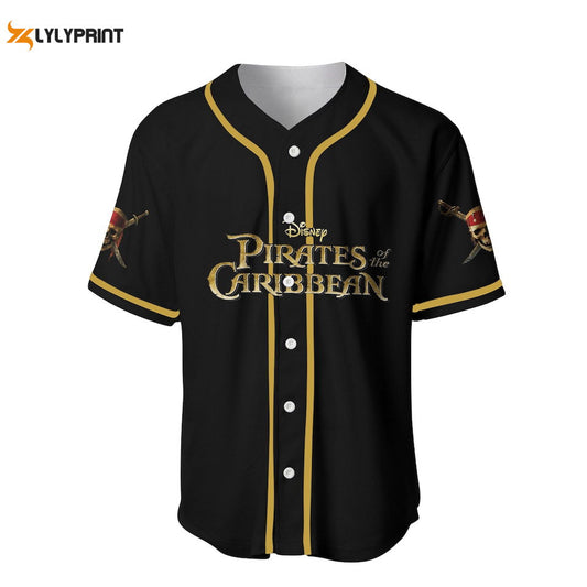Pirates of the Caribbean Skull Johnny Depp Baseball Jersey - lylyprint.com