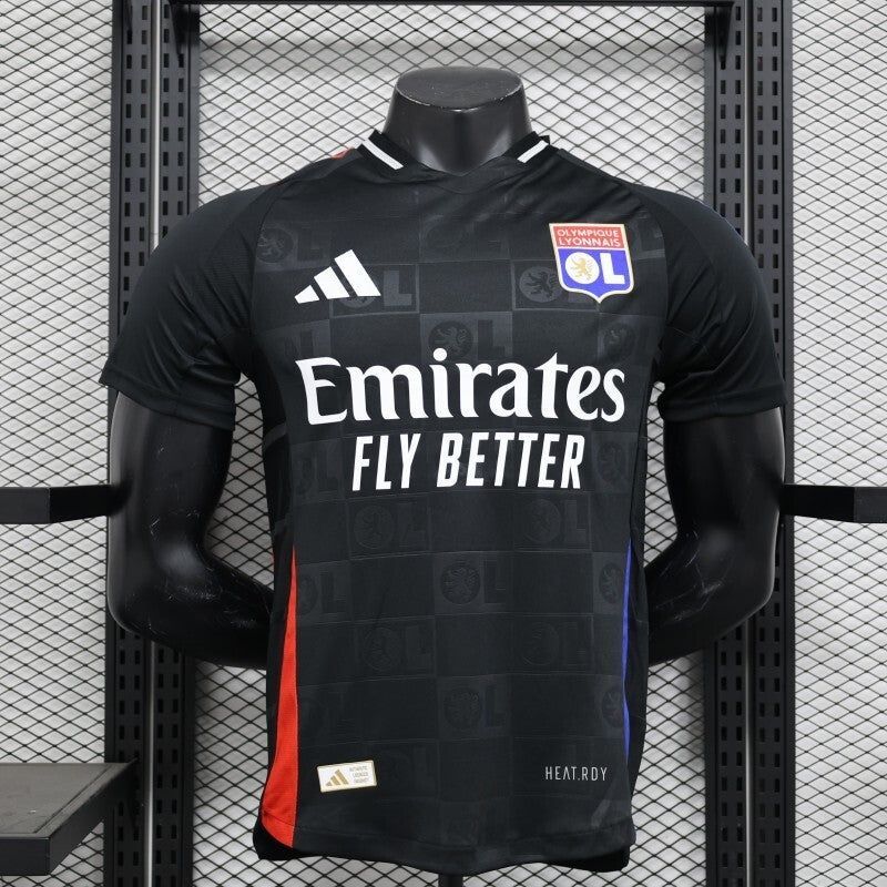 player version add+$5 24-25 lyon away soccer jersey size s-2xl Style 2