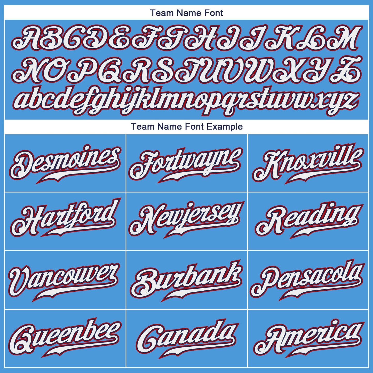 Custom Powder Blue White-Red Authentic Baseball Jersey