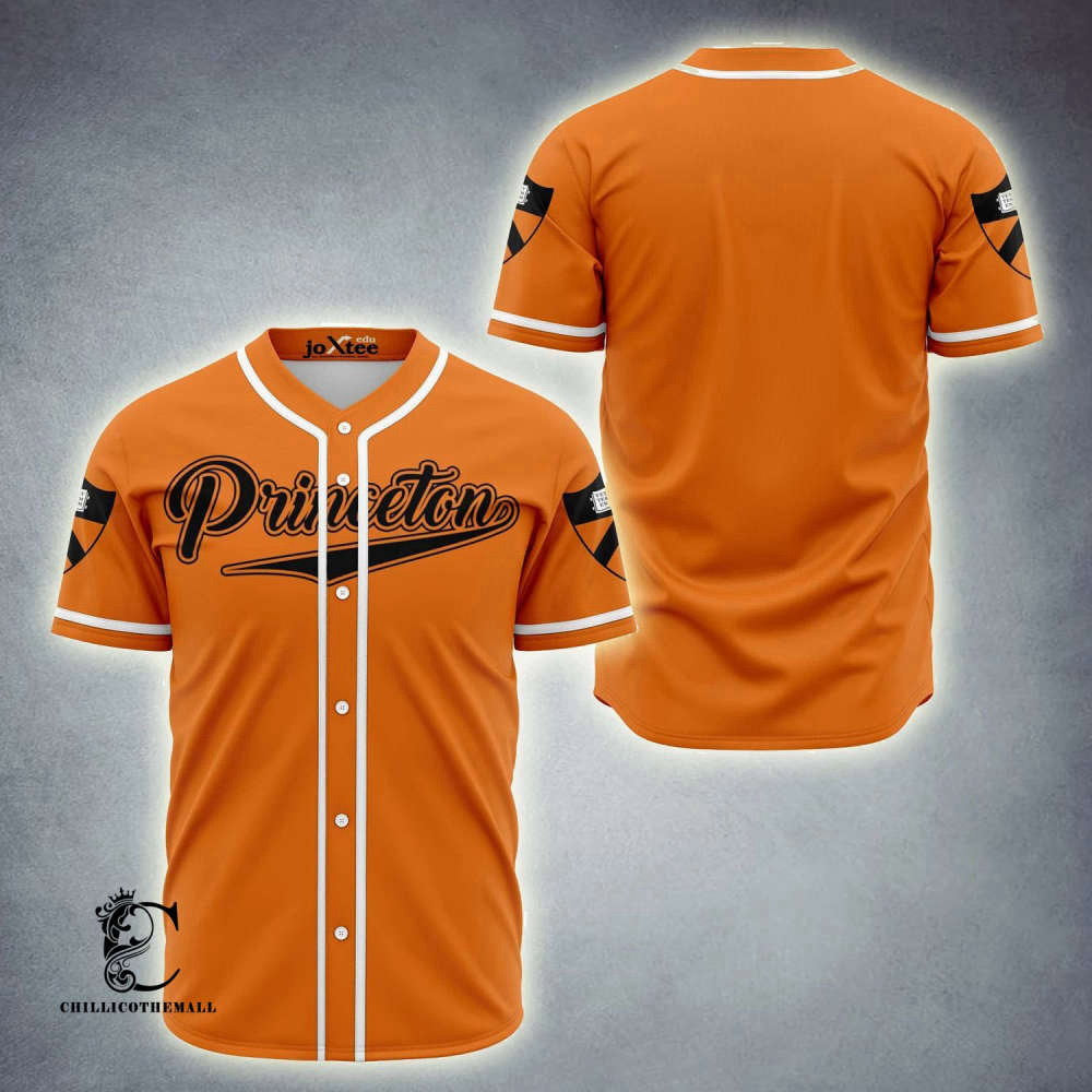 Princeton University Orange Baseball Jersey