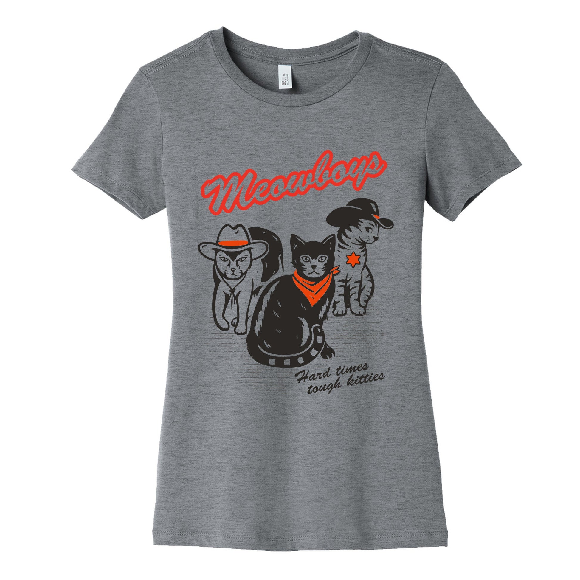 Meowboys Womens Cotton Tee
