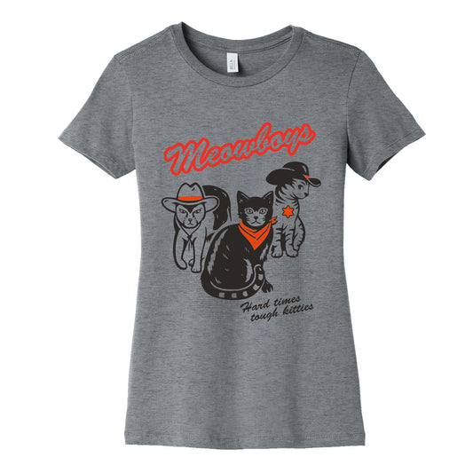 Meowboys Womens Cotton Tee