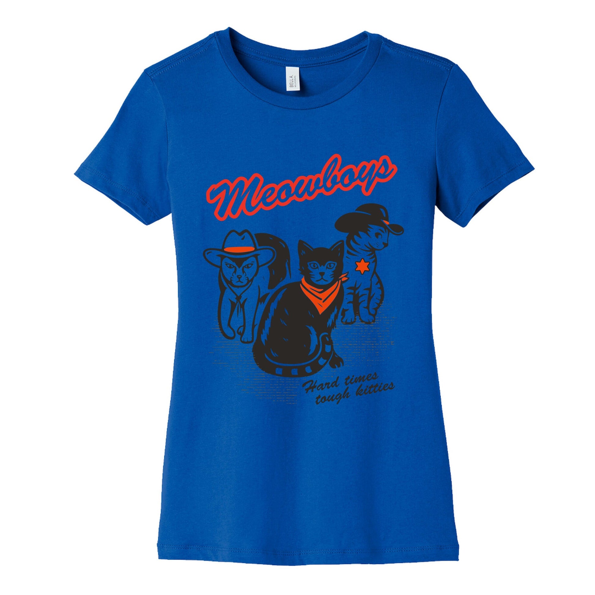 Meowboys Womens Cotton Tee