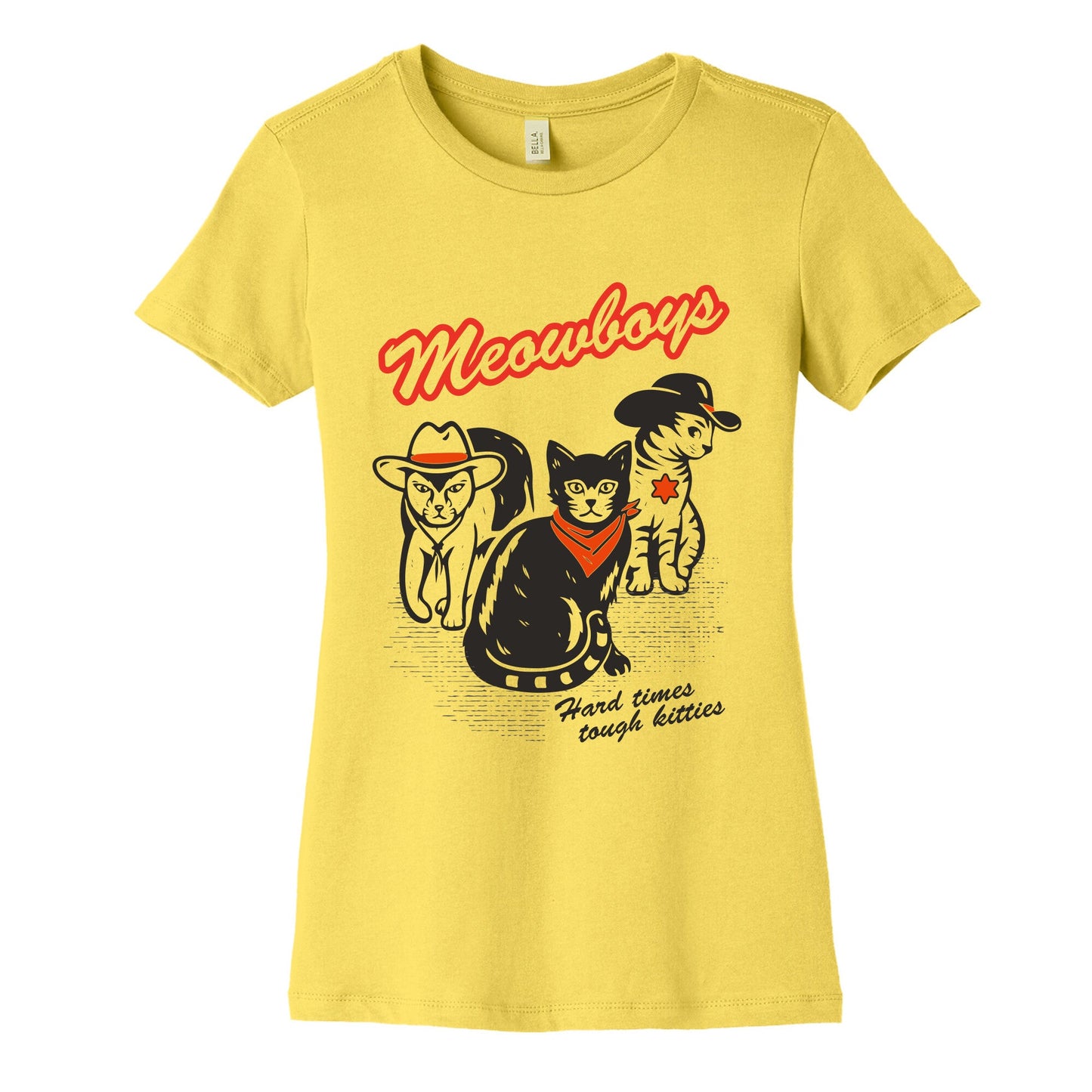 Meowboys Womens Cotton Tee