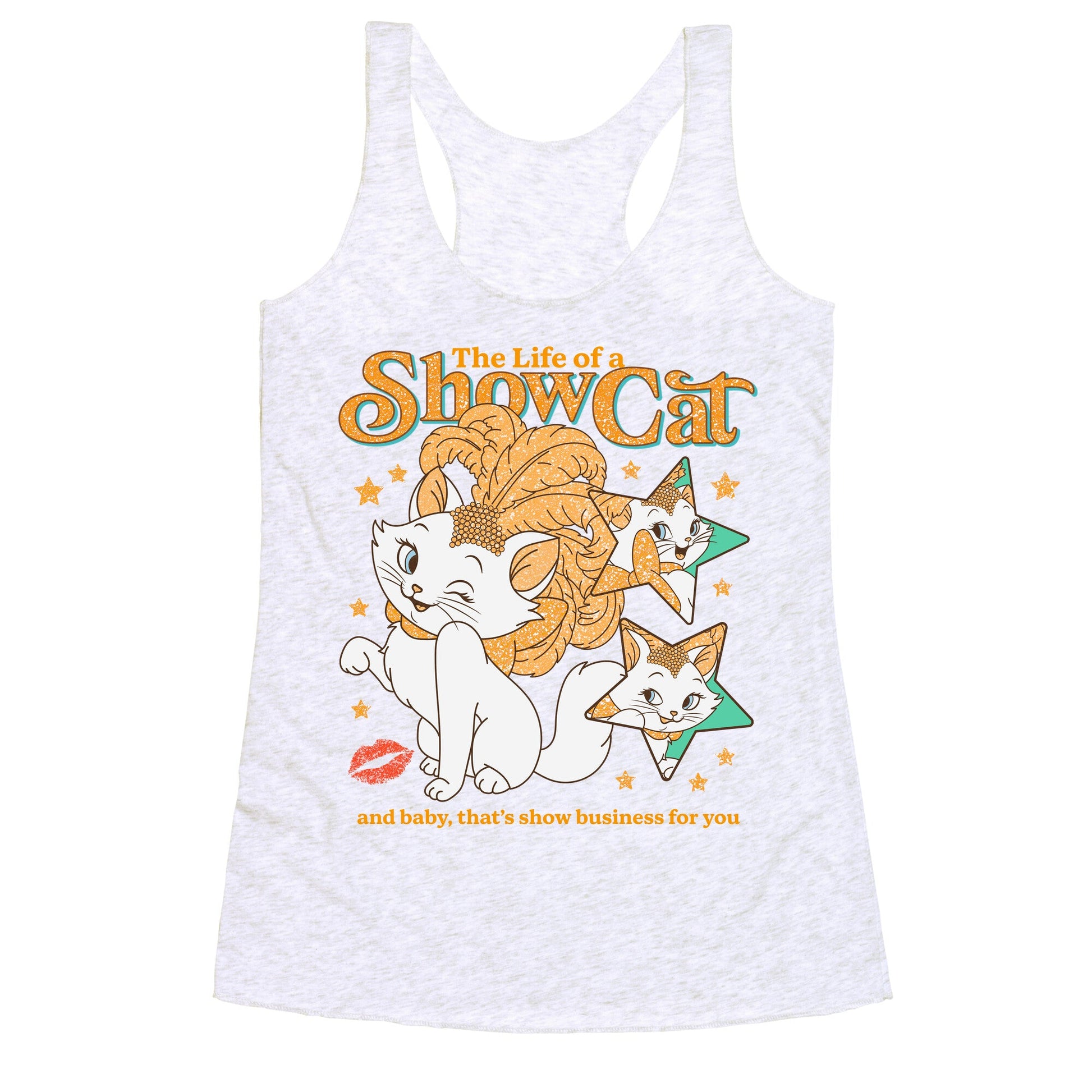 The Life of a Show Cat Racerback Tank
